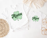 St. Patrick's Day Mama Mini Matching Shirts, Lucky Mama Lucky Mini Shirts, Saint Patrick Family Shirt, Irish Mom, New Mom Gift for St Pattys - Nesta Tees
