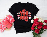 Retro Valentines Day Shirt, Self Love Shirt, You Are Enough, Valentine's Day Shirt, Positive Vibes Shirt, Love Yourself Shirt - Nesta Tees