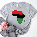 Africa Map T-Shirt, Happy Kwanzaa Shirt, African Family Tee, Black History Shirt