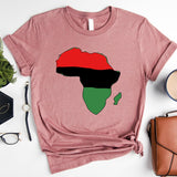 Africa Map T-Shirt, Happy Kwanzaa Shirt, African Family Tee, Black History Shirt