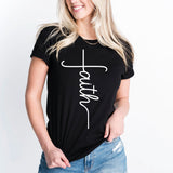 Faith Cross Christian Shirt, Jesus Shirt, Bible Verse T-shirt