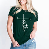 Faith Cross Christian Shirt, Jesus Shirt, Bible Verse T-shirt