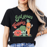 Eat Your Veggies T-Shirt, Retro Farmers Market Vegetable Sweatshirt