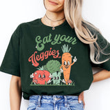 Eat Your Veggies T-Shirt, Retro Farmers Market Vegetable Sweatshirt