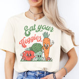 Eat Your Veggies T-Shirt, Retro Farmers Market Vegetable Sweatshirt