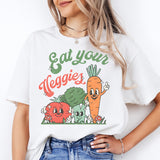 Eat Your Veggies T-Shirt, Retro Farmers Market Vegetable Sweatshirt