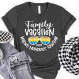 Family Vacation 2024 T-Shirt, Making Memories Together Shirt, Family Cruise Tee