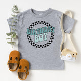 Checkerboard Birthday Boy Shirt, Race Birthday Boy Shirt, Toddler Birthday Tee - Nesta Tees