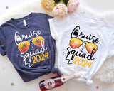 Cruise Squad 2024 Shirt, Family Vacation Shirts, Custom Family Cruise Shirt, Girls Trip Tees