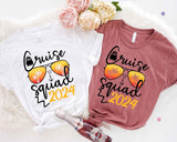 Cruise Squad 2024 Shirt, Family Vacation Shirts, Custom Family Cruise Shirt, Girls Trip Tees