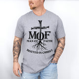 Man Of Faith Rooted In Christ T-Shirt, Jesus Shirt, Christian T-Shirt