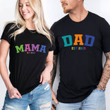 Dad and Mama T-Shirts, Mother and Father Shirts, Daddy Mommy Tees, Matching Family Shirt