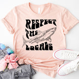 Respect The Locals Shirt, Ocean Beach Surf Shirt