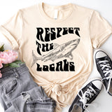 Respect The Locals Shirt, Ocean Beach Surf Shirt