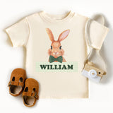 Personalized Easter Shirt, Custom Kids Bunny Tee