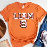 Custom Baseball T-Shirt, Game Day Shirt, Baseball Mom Tee ,Custom Name and Numbered Shirts