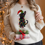 Christmas Cats Shirt, Merry Christmas Shirt, Meowy Christmas Shirt