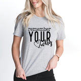 Remember Your Why T-Shirt, Christian Shirt, Faith Shirt, Religious Shirt