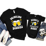 Drinking Buddies Shirt, Daddy's Drinking Buddy Shirt, Dad and Baby Oktoberfest Shirt