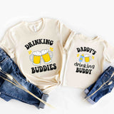 Drinking Buddies Shirt, Daddy's Drinking Buddy Shirt, Dad and Baby Oktoberfest Shirt