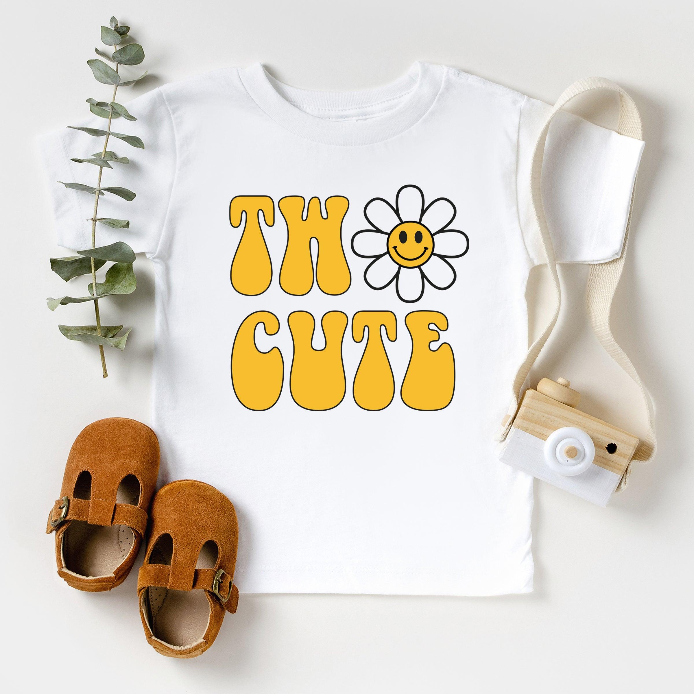 Two Cute Shirt, Second Birthday Tee, 2nd Birthday Shirt, Birthday Girl Shirt, Two Age T Shirt - Nesta Tees