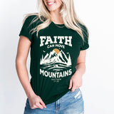 Faith Can Move Mountains T-Shirt, Inspirational Shirt, Faith Shirt