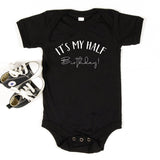 It’s My Half Birthday Onesie, Baby Birthday Onesie, Half Birthday Shirt, Six Month Onesie