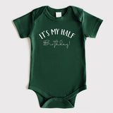 It’s My Half Birthday Onesie, Baby Birthday Onesie, Half Birthday Shirt, Six Month Onesie