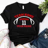 Football T-Shirt, Team Name Shirt, Game Day Shirt, Football Player Tee