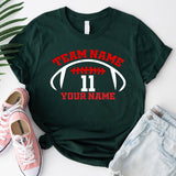 Football T-Shirt, Team Name Shirt, Game Day Shirt, Football Player Tee