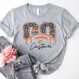 Football T-Shirt, Team Name Shirt, Game Day Shirt, Football Player Tee, Football Mom Shirt