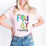 Happy Friyay Shirt, Gift for Teacher Sweatshirt, Funny Teacher T-Shirt, Friday Weekend Tee