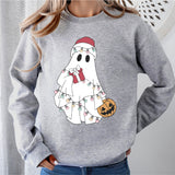 Christmas Ghost Shirt, Cute Christmas Shirt, Ghost Santa Shirt