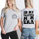 In My Volleyball Mom Era Sweatshirt, Custom Volleyball Shirt, Volleyball Mom Tee