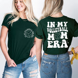 In My Volleyball Mom Era Sweatshirt, Custom Volleyball Shirt, Volleyball Mom Tee