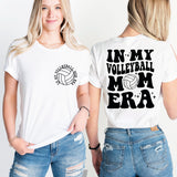 In My Volleyball Mom Era Sweatshirt, Custom Volleyball Shirt, Volleyball Mom Tee