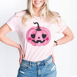 Pink Pumpkin Shirt, Breast Cancer Awareness Shirt, In October We Wear Pink Shirt