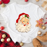 Christmas Santa Head Sweatshirt, Santa Claus Shirt, Merry Xmas Tee