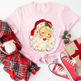 Christmas Santa Head Sweatshirt, Santa Claus Shirt, Merry Xmas Tee