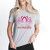 Namaste Lotus Shirt, Meditation Shirt, Yoga Poses Shirt, Asana Shirt, Pilates Shirt