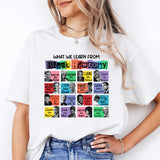 What We Learn From Black History Shirt, Black Lives Matter Shirt, Black History Shirt