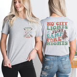 No City Lights Just Camp Fire Nights Shirt, Camp School Shirt, Camping Club Tee