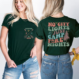 No City Lights Just Camp Fire Nights Shirt, Camp School Shirt, Camping Club Tee