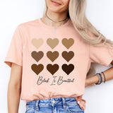 Black Is Beautiful Heart Shirt, Black History Month T-Shirt, Support Black Pride Sweater