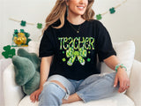 Teacher St. Patrick Coquette Shirt, Lucky Teacher Shirt, Shamrock Shirt