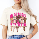 In October We Wear Pink Shirt, Breast Cancer Awareness Shirt