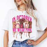 In October We Wear Pink Shirt, Breast Cancer Awareness Shirt