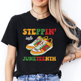 Stepping Into Juneteenth Shirt, Black History Month Sweatshirt, Black Lives Matter Tee