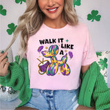 Walk It Like A Dog Mardi Gras Shirt, Mardi Gras Shirt, Mardi Beads Louisiana Festival Shirt