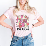 In My Teacher T-Shirt, Teacher Name Shirt, Custom Teacher Tee, Kindergarten Teacher Shirt